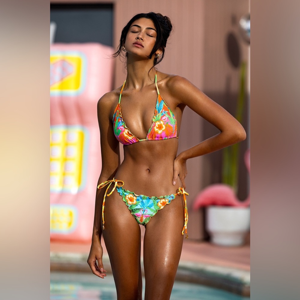 Luli Fama Tropical Floral Bikini | NWOT